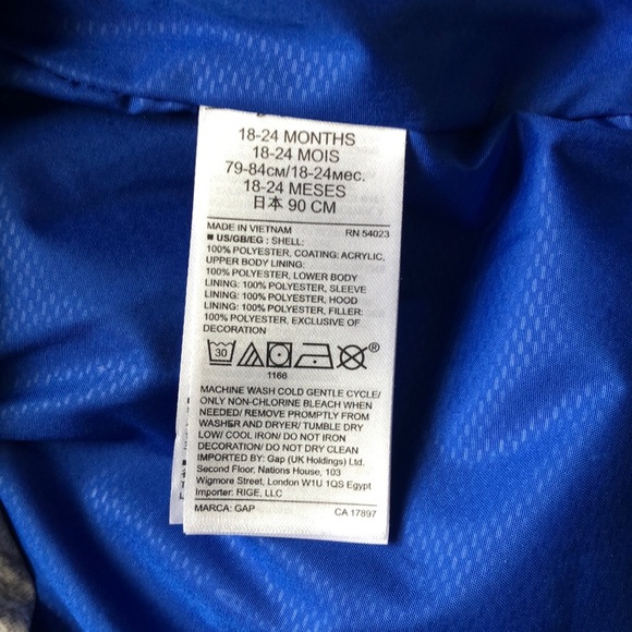 Baby Gap- 18-24 Month Winter Coat - Picture 8 of 8